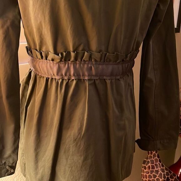 Simply Vera Wang Military Style Jacket/Trench Coat, SZ S - Picture 4 of 9